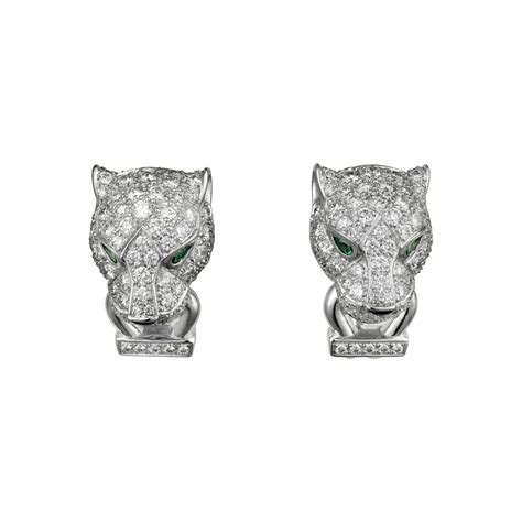 boucle oreilles argent en dentelle cartier|Cartier.